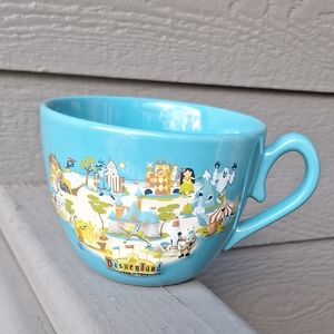 Disneyland 50th Anniversary 3D Turquoise Mug Collectible Colorful